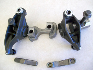 Rocker assembly for one cylinder.