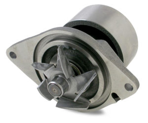 Cummins 3286278 water pump with open impeller.