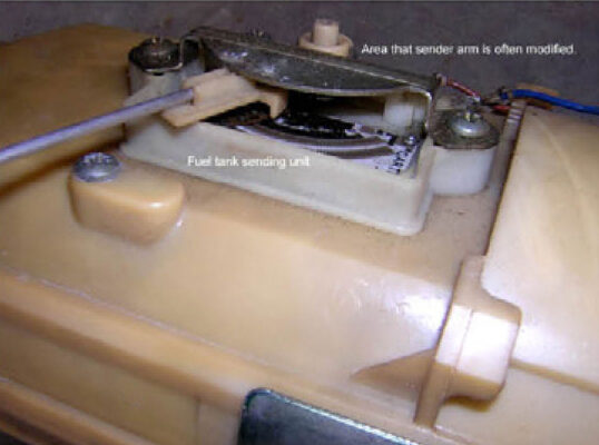 Fuel control module details.