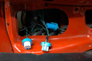 Brite Box adpater harness installed.