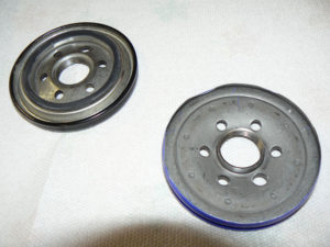 Mobil and STP oil filter base plates.