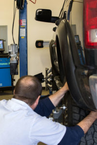 Dodge Ram wheel alignment.